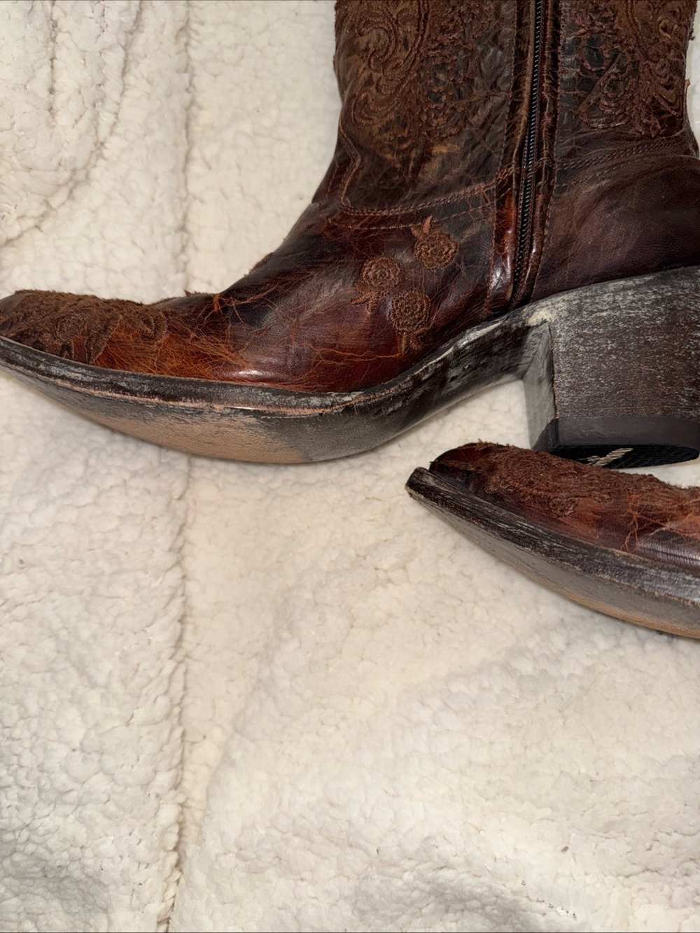 Old Gringo Brown Embroidered Leather Cowgirl Boots size 9.5 - Picture 12 of 12